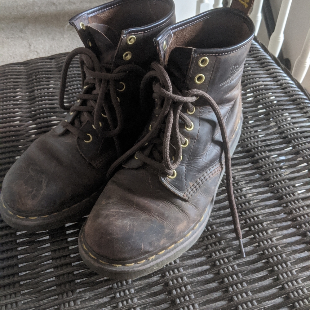 Brown Dr. Martens